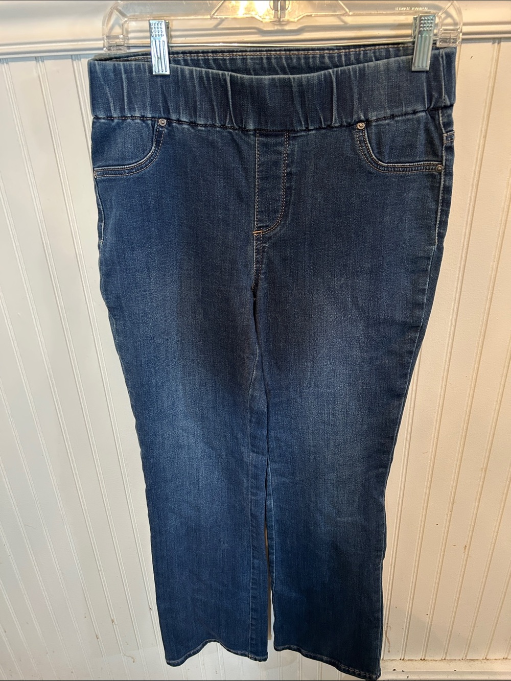 Chico's Dark Blue Pull-On Jeggings